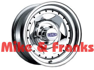 Cragar Star Spoke 14x6 4-4,25" Chromstahlfelge