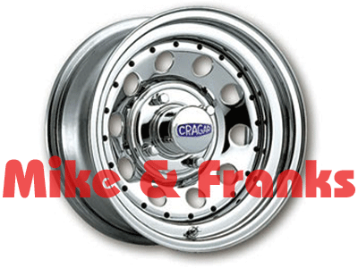 Cragar Quick Trick 15x7 5-5" Chromstahlfelge