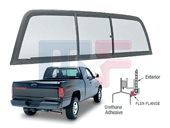 CRL Tri-Vent Three Panel Schiebefenster Ram PU 94-01/02 Solar