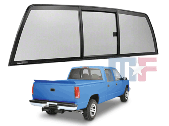 CRL Tri-Vent Three Panel Schiebefenster GM C/K 88-00 Solar