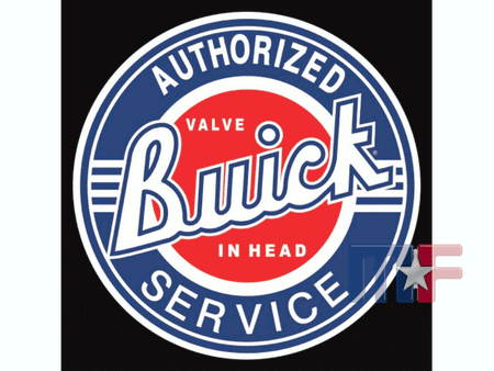 Blechschild Buick Service 11.75" rund