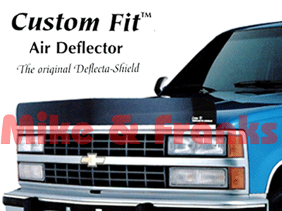 °Deflecta Custom Fit Bugshield Rot/Chrome 84-90 Voyager/Caravan