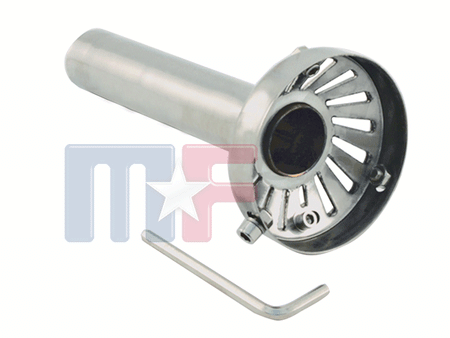 Silencer einstellbar 3-7/8" (für 4" O.D. Tips)