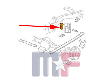 Achsanschlaggummi hinten Express/Savana 1500 96-14