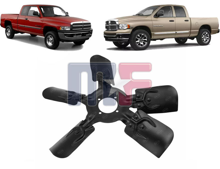 Kühlerlüfter 1994-2008 Dodge Ram 3,7L 3,9L 4,7L 5,2L 5,7L 5,9L 1500 2500 3500