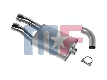 Dynomax Super Turbo Schalldämpfer Corvette 84-91 links