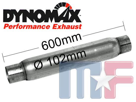 24219 Dynomax Schalldämpfer 3" (76,2mm) 600mm Länge