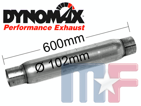 24219 Dynomax Schalldämpfer 3" (76,2mm) 600mm Länge