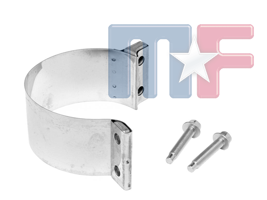 Dynomax 3" Edelstahl-Auspuffbandschelle Butt-Joint