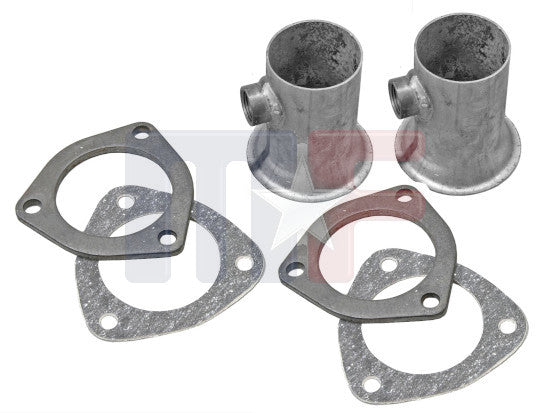 Fächerkrümmer Flansch Fächer 2.5"/ Ø  Ausgang 2.25" O2