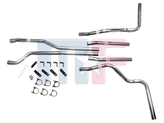 89007 Dynomax 2,25" Doppelrohr-Kit 75-87 2WD GM PU/SUV SBC