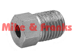 Überwurfmutter 3/16" Rohr 9/16-18 inverted flare Gewinde