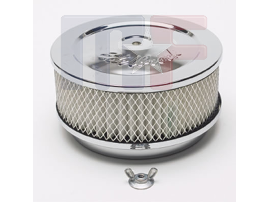 Edelbrock 6x2" Pro-Flo Luftfilter Chrom
