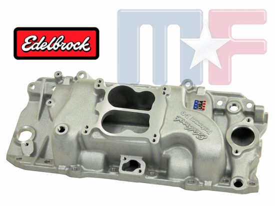 Edelbrock Ansaugspinne Performer Chevy BB 65-89 Oval Port