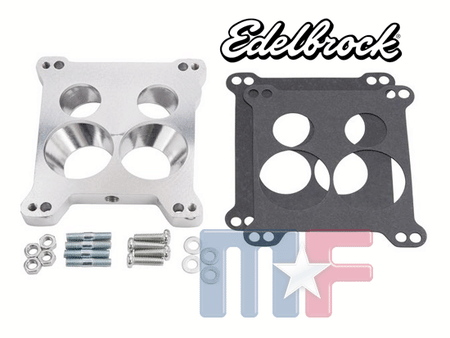 Edelbrock Vergaser-Adapter Square-Flange auf Quadrajet