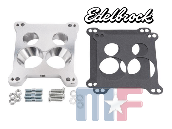 Edelbrock Vergaser-Adapter Square-Flange auf Quadrajet