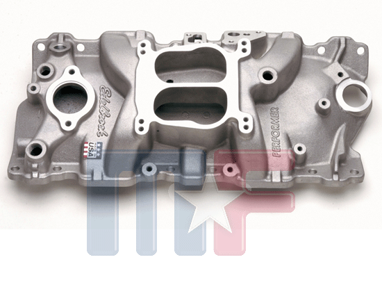 Edelbrock Ansaugspinne Performer Chevy SB bis 1986 EGR