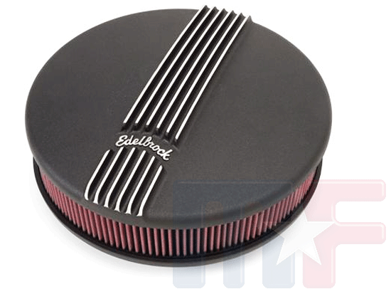 Edelbrock Classic Series Luftfilter rund schwarz
