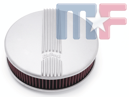 Edelbrock Classic Series Luftfilter rund Satin