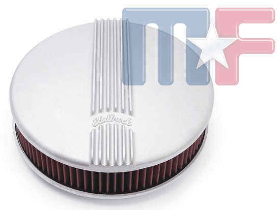 Edelbrock Classic Series Luftfilter rund Satin