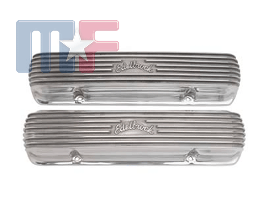 Edelbrock Classic Ventildeckel poliert Pontiac 301-455 62-79