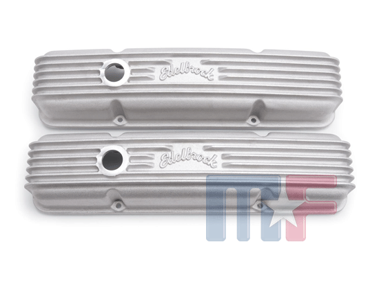 Edelbrock Classic Ventildeckel satin SBC 59-86