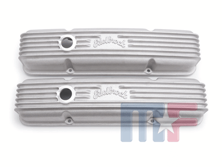 Edelbrock Classic Ventildeckel satin SBC 59-86