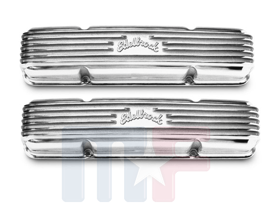 Edelbrock Classic Ventildeckel poliert SBC 59-86