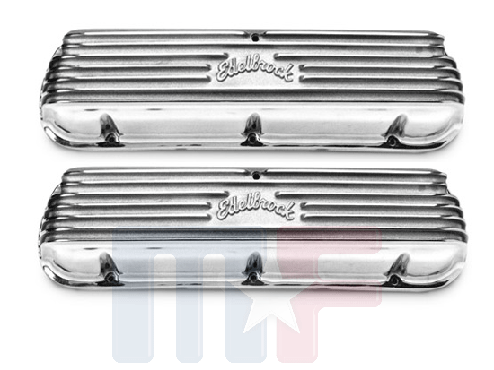 Edelbrock Classic Ventildeckel poliert Small Block Windsor