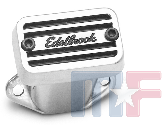 Edelbrock Elite Entlüfter, schraubbar, Top, mit Logo