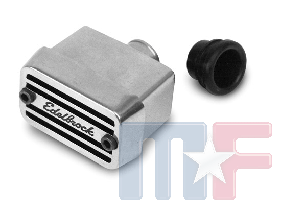 Edelbrock Elite Entlüfter, gesteckt, Top, mit Logo