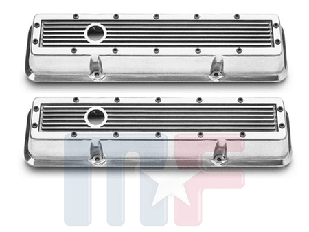 Edelbrock Elite Ventildeckel poliert SBC 59-86 flach, ohne Logo