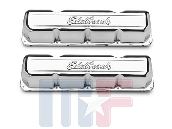 Edelbrock Signature Chromventildeckel AMC/Jeep V8 67-91