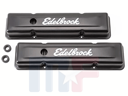 Edelbrock Signature Ventildeckel schwarz SBC 59-86