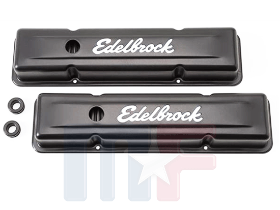 Edelbrock Signature Ventildeckel schwarz SBC 59-86