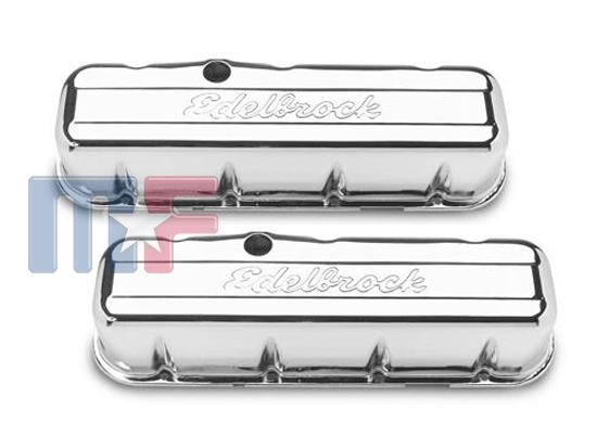 Edelbrock Signature Chromventildeckel BBC ab 65 hoch