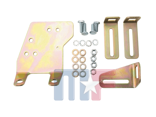 179343 Edelbrock Bowdenzughalteblech Chevy Cadmium Gold plated