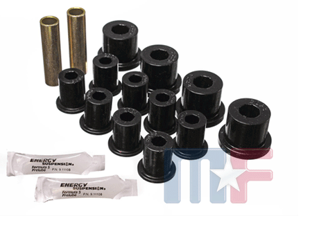 Poly-Blattfederbuchsensatz hinten Jeep CJ 76-86 schwarz