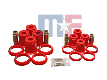 Poly-Achslenkerbuchsensatz hinten Grand Cherokee 93-98 rot