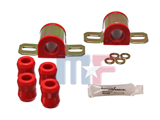Poly-Stabibuchsenset vorn CJ5/CJ7/CJ8 76-86 15/16" rot