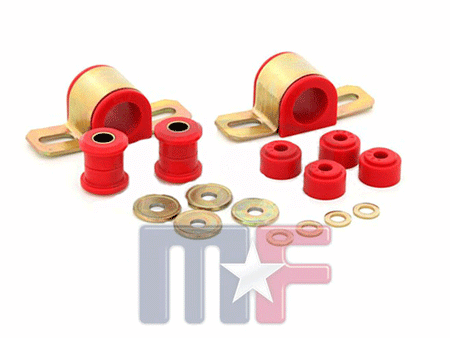 Poly-Stabibuchsenset vorn Cherokee XJ 84-01 28mm rot