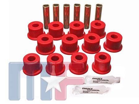 Poly-Blattfederbuchsensatz hinten GM PU/SUV 88-98* rot 1-1/2