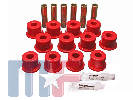 Poly-Blattfederbuchsensatz hinten GM PU/SUV 88-98* rot 1-1/2
