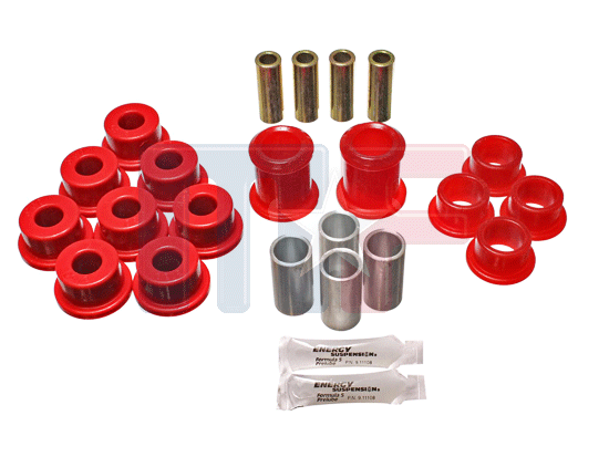 Poly-Querlenkerbuchsensatz vorn Corvette 84-96 rot
