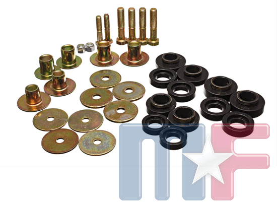 Poly-Bodymountkit Camaro 67-81/Firebird 67-72* schwarz