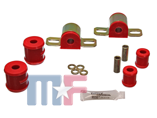 Poly-Stabibuchsenset hinten F-Body 67-81 One Bolt 5/8" rot