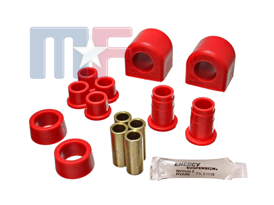 Poly-Stabibuchsenset vorn Corvette 88-96 26mm rot
