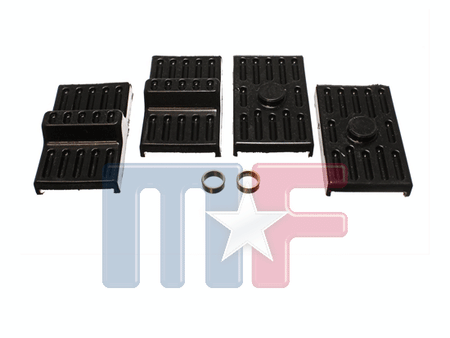 Poly-Blattfederisolatorensatz Camaro/Firebird 70-81 schwarz