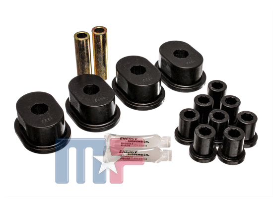 Poly-Blattfederbuchsen Mopar B-Body 73-79 Oval schwarz