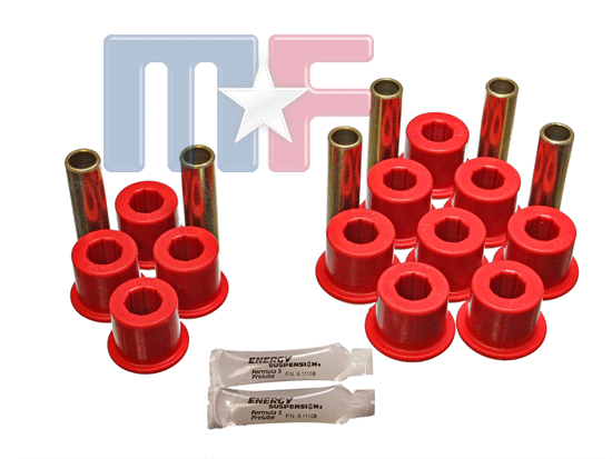 Poly-Blattfederbuchsensatz hinten Dakota 97-04 rot